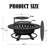 36" 3-in-1 Fire Pit Table with 2 Grills Lid-129933658