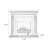 Black Manufactured Wood Electric Fireplace-271269757