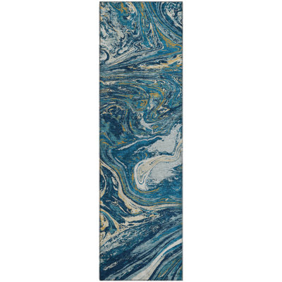 Premium Machine Washable Cossette AMF1061 Abstract Rug