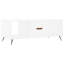 Table basse vidaXL Bois d'ingénierie, rangement moyen en fer-795564242