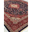 Tapis bleu / rouge en laine / coton oriental noué à la main 7 pi 8 po x 9 pi 11 po Oriental