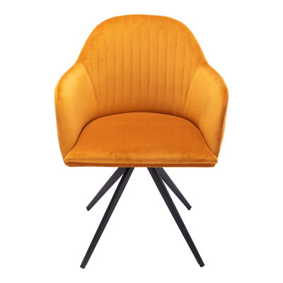 18.5'' H Tufted Velvet Upholstered Dining Chair