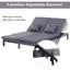 Aymelia 196cm Long Reclining Double Chaise with Cushions