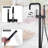Single-Handle Freestanding Tub Faucet Floor Mount Bathtub Filler with Hand Shower-103063618