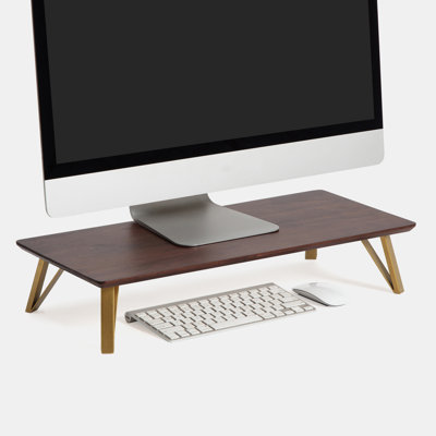 Lameek Solid Wood Monitor Stand