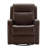 Louisa Genuine Leather Swivel Glider Power Recliner-101370428