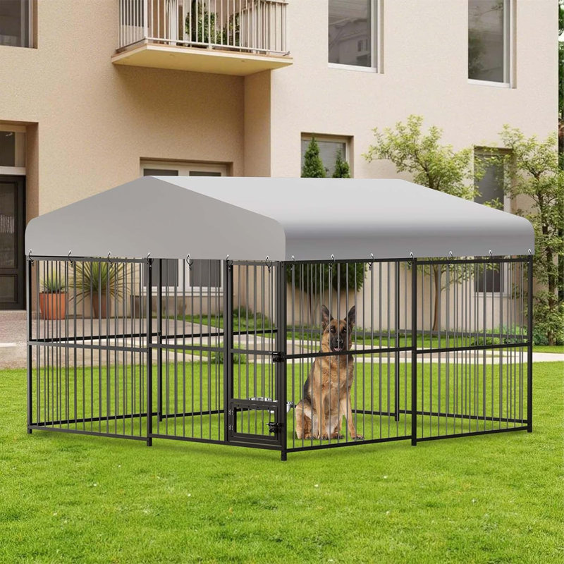 180cm H Metal Yard Kennel