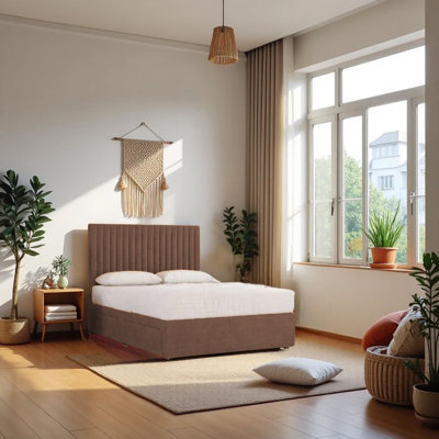 Upholstered Bed with Mattress