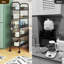 44cm W Metal Shelving Unit