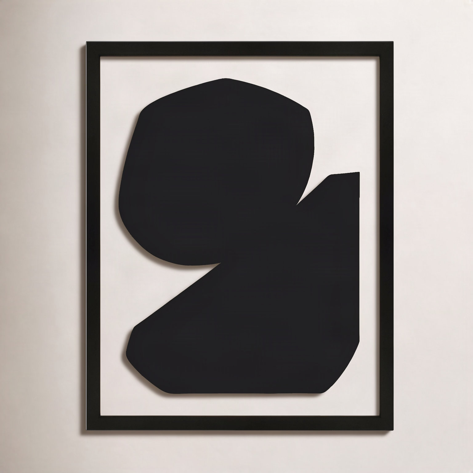 Study in Black 1 Print by Michael Kempen, Black Framed, 25"H x 20"W x 1.25"D