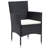  Garden Bistro Set Black-245917402