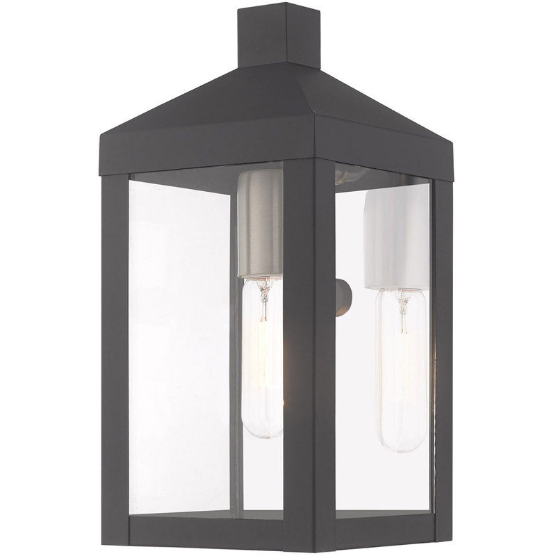 Lantern Head, 10.5" H x 5" W x 5" D, Scandinavian Gray
