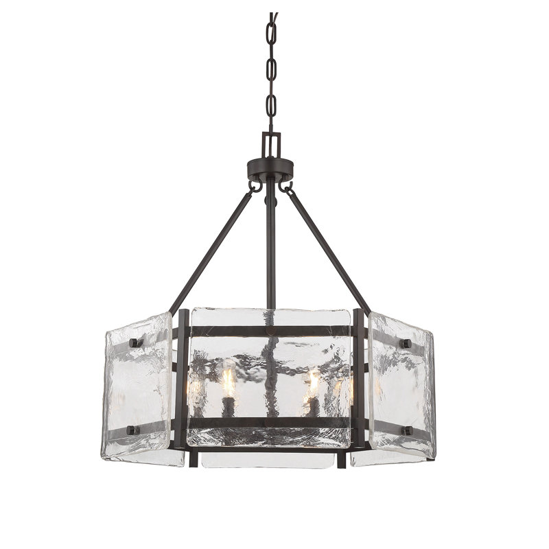 Lustre géométrique à 6 lumières Columnia Dotan