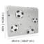 Papier peint gris Football
