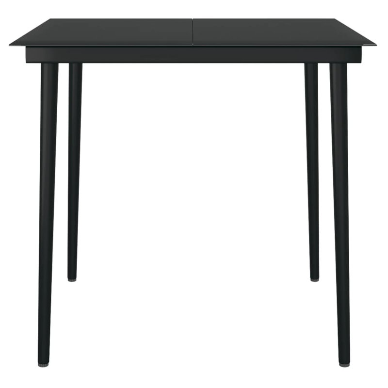 Layd Square Metal Outdoor Dining Table , 80cm cm W 80cm cm D