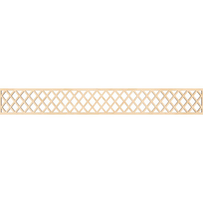 46 1/4"W x 6"H x 1/4"T Manchester Fretwork Moulding, Birch