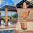 EROMMY 14 Ft. W x 12 Ft. D Aluminum Patio Gazebo with Shelves
