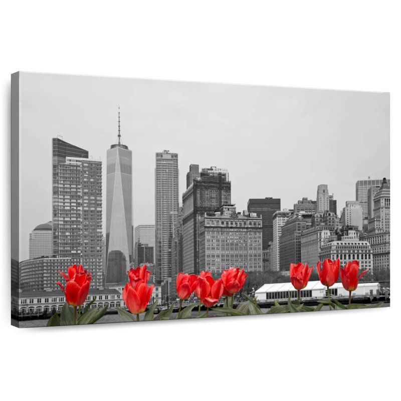 Ravi NYC Tulips Pop, 30" H x 45" W