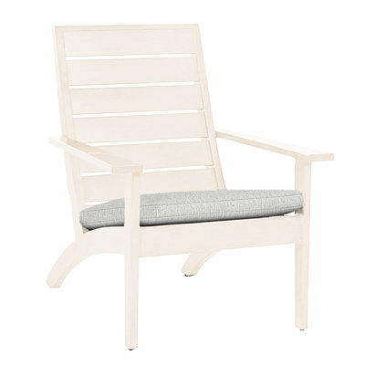 Kennebunkport Aluminum Adirondack Chair - Chalk