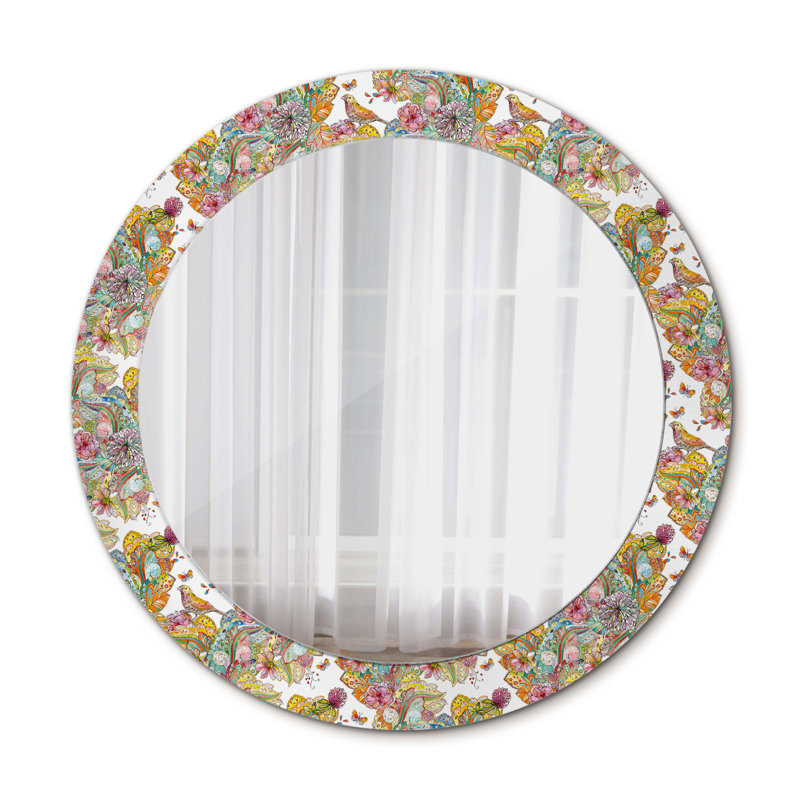 Huldar Glass Flat Wall Mirror