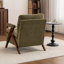 Chaise d'appoint rembourrée de style Mid-Century avec pieds en bois massif-1596808933