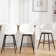 26" Swivel Upholstered Counter Height Bar Stools