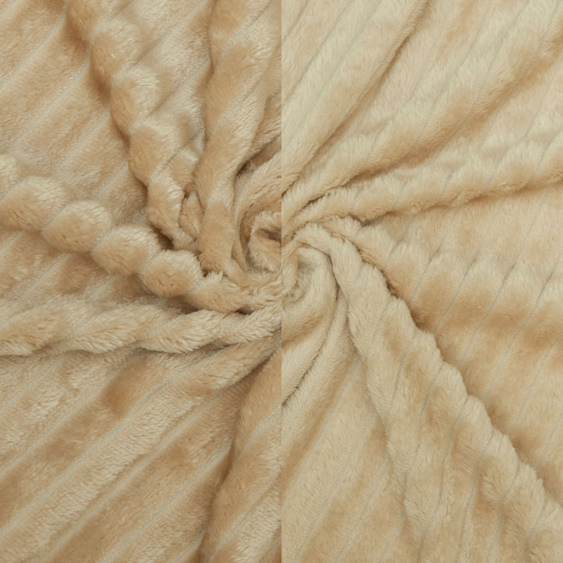 Couverture en flanelle ultra-douce, Kaki