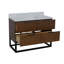 Meuble-lavabo simple autoportant 48 po avec plateau en marbre Chibuzor
