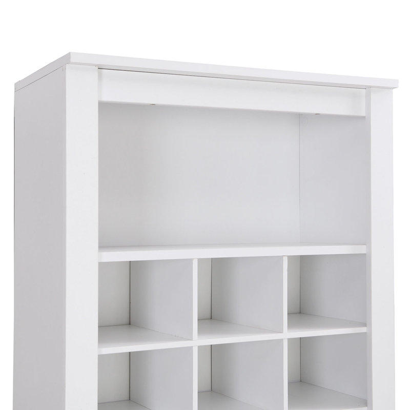 Armoire d'appoint en panneau de particules, Blanc
