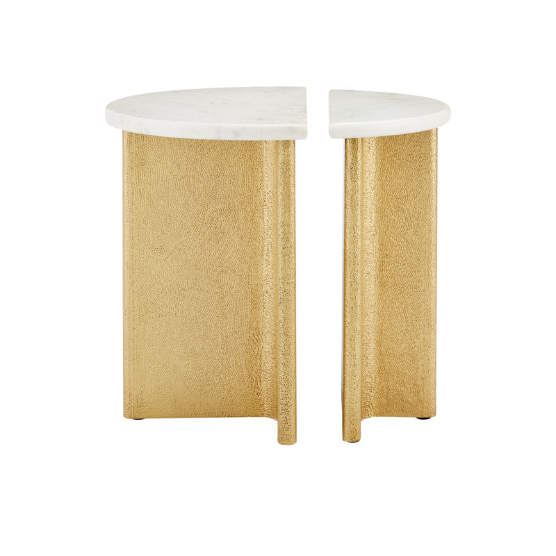 Doublet Marble End Table