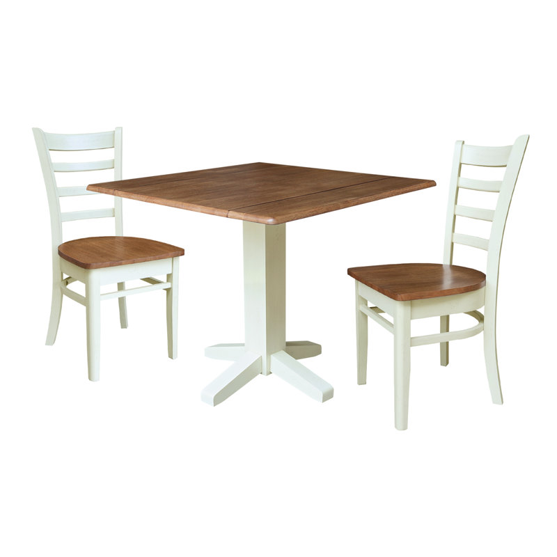 Dulciana 3 Piece Drop Leaf Dining Set