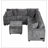 112.2" Sectional Sofa Pull-out Sofa Bed Sleeper with a Storage Ottoman-1235877624-1235877629