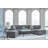 Upholstered 107.75 " Chenille L-Shaped Seating Component