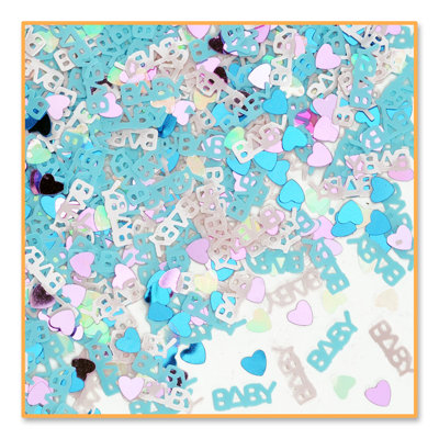 Bébé sur le chemin, confettis