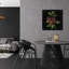  «Framboise No Words» par Silvia Vassileva, art mural en verre acrylique, 24 po x 24 po-1663711479