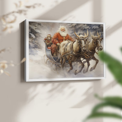 «Chirstmas Art» - CECLXIV - Reproduction encadrée - Restickable