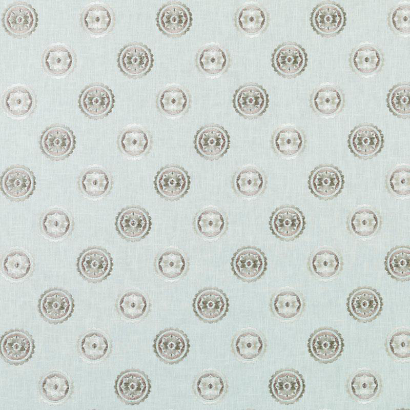 Tissu Veranda Embroideries, Kaki