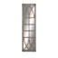 Miroir mural en bois avec cadre en métal galvanisé