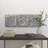 Metal Embossed Floral Gray Wall Decor Set