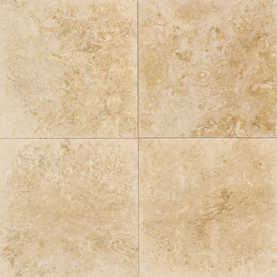 Travertine Collection 18" x 18" Natural Stone Field Tile in Turco Classico