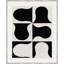 Black And White Abstract Series II (Var. 1) Print by Paule Marrot