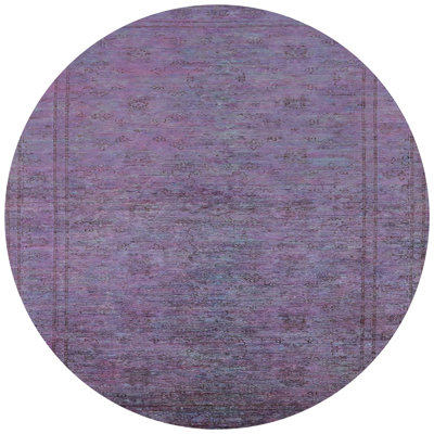 Tapis oriental mauve