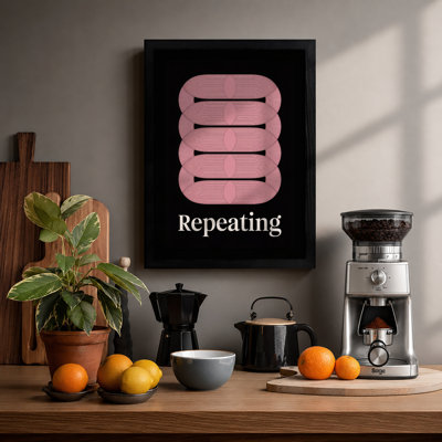 Repeating Rhythms Typography - Print