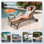 Ensemble de chaises longues inclinables 66,93 po Maeley-1083181105