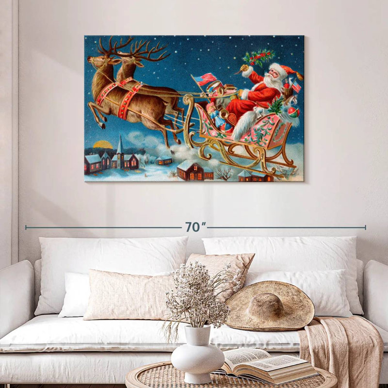 Père Noël, H 30 po x l 45 po
