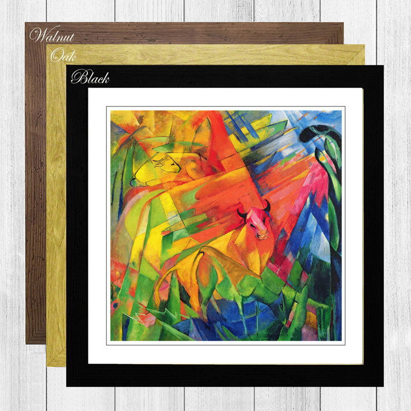 Single Picture Frame Painting, Black