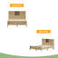 Ensemble de chambre à coucher 3 pièces avec lit plateforme Farmhouse-938460946-938460945