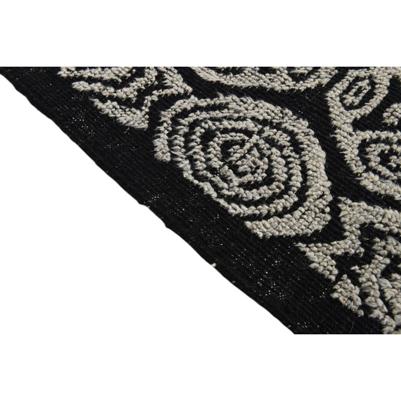 Tapis noir 9 x 12 Porcaro