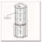 Lighted Corner Curio Cabinet-1930877963