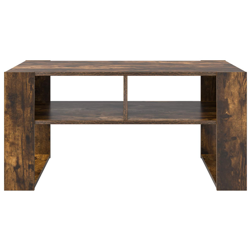 Coffee Table with Storage, 45cm. H x 92cm. L x 53cm. W, Smoked Oak